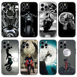 Funda de teléfono móvil para iPhone 16 pro <span class=keywords><strong>Max</strong></span> explosivo ciclista motocicleta para iPhone 15 14 13 pro <span class=keywords><strong>Max</strong></span> compatible con personalización de imagen - Product Image 1