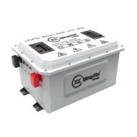 Batterie lithium-ion LiFePO4 haute performance JK BMS 51,2 V 105 Ah 48 V avec chargeur Bluetooth pour voiturettes de golf
