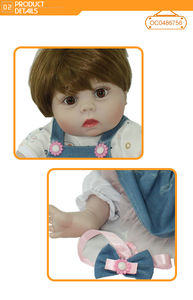 56 <span class=keywords><strong>cm</strong></span> <span class=keywords><strong>gros</strong></span> bébé poupées fille jouets poupées pour enfants en silicone souple à vendre - Product Image 3