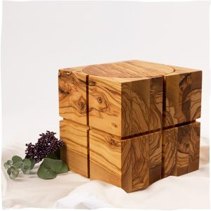 Оптовая продажа, деревянная урна для животных, оливковый куб, персонализированная урна для животных, деревянная крышка для собак, кошек, животных, деревянные урны - Product Image 1