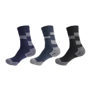Global Best Selling Customized Colorful Mid Thick Socks for Men Warm Cotton Polyester For Winter Season