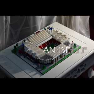 प्रसिद्ध Architechtures फुटबॉल स्टेडियम ब्लॉक मॉडल यूरोपीय संघ निर्माण ब्रिटेन स्पेन इटली जर्मनी फुटबॉल प्रशंसकों स्मारिका - Product Image 2