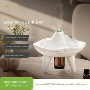 Nouvel Arrivage Mini Diffuseur d'Arômes Ultrasonique Sans Eau Silencieux à Piles avec Bâtonnets en Coton Microporeux pour Bureau - Product Image 2