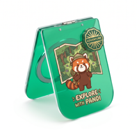 Support de téléphone magnétique en acrylique souple, personnalisé OEM, écologique, fait main, motif dessin animé, textes et couleurs personnalisables, imprimé UV, découpé CNC