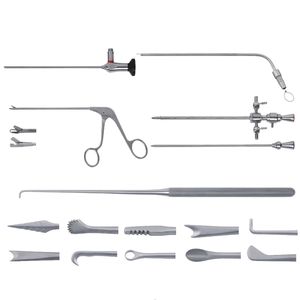 Juego de instrumentos quirúrgicos manuales ortopédicos, sonda de cuchillo de operación de artroscopia médica, base de acero inoxidable - Product Image 1