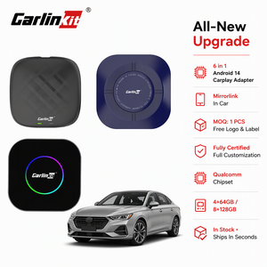 ชิปเซ็ต Qualcomm สำหรับ Android 14 Carlinkit Tbox 6115 ความจุ 64GB/128GB รองรับ Cloud Sim 10G Wireless Casting Carplay Module อะแดปเตอร์ Android Auto - Product Image 1