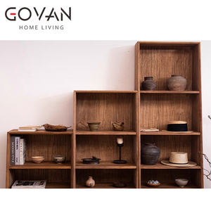 Exhibidor de Madera Maciza de Olmo Antiguo Estilo Wabi Sabi, Librería, Mueble de Bar para Sala de Estar, Hecho a Mano y Ecológico - Product Image 4