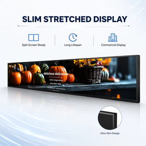Écran d'affichage numérique LCD mural étiré pour signalisation numérique, vente en gros pour les magasins de détail, les restaurants, les écrans publicitaires commerciaux - Product Image 3