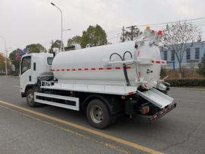 उच्च दबाव वैक्यूम सक्शन ट्रक का इस्तेमाल किया वैक्यूम सीवेज ट्रक - Product Image 5