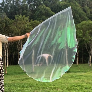 Banderas de Adoración Nayaking con Varillas Flexibles, Banderas de Danza con Alas de Ángel, Bandera de Danza de Iglesia, Semicírculo, 1 Bandera + 1 Palo - Product Image 3