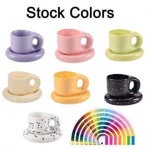 Wholesale Plain White Ceramic Coffee <b>Cup</b> and Saucer Christmas <b>Cups</b> and Saucer <b>Set</b> - Product Image 5