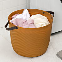 Grande boîte de rangement en plastique, panier à linge sale pour bébé avec poignée, moulé par injection, écologique
