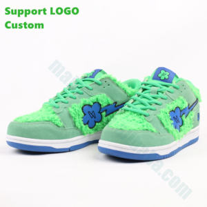 制造商设计时尚创意男鞋 <span class=keywords><strong>OEM</strong></span> 定制鞋带标志街头文化软底步行鞋 - Product Image 5