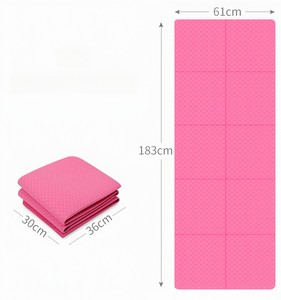 Tapete de Yoga Ecológico de TPE Reciclado, Plegable, para Gimnasio y Pilates, con Opciones de Grosor de 4/6 mm - Product Image 2