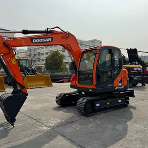 En stock, <span class=keywords><strong>occasion</strong></span>, pelle hydraulique Doosan DX75, toutes pièces d'origine, expédition rapide, équipement de construction agricole et de chantier en zone étroite - Product Image 1