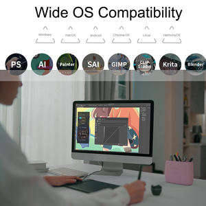 Huion Inspiroy <span class=keywords><strong>2</strong></span> H1061P Tablet Gambar Digital Tanpa Kertas untuk Desainer - Product Image 5