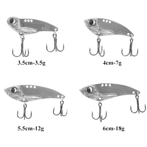 AliExpress 3.5g 7g 12g 18g Leurre VIB en métal, action complète, God War Spinnerbait, leurre dur vibrant pour brochet - Product Image 5