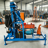 Machine de forage de puits d'eau puissante, capacité 200 m de profondeur, avec moteur diesel silencieux de 15 kW
