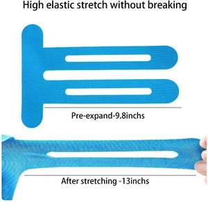 Fabrieksprijs 25Cm * 22Cm Voorgesneden Kinesiologie Tape Kniebeschermingspleisters Voor Spieren Ideaal Voor Het Uitvoeren Van Medische Zorg - Product Image 2