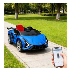 Auto Eléctrico para Niños Diseñado con Efectos de Luces LED Intermitentes que Crean Imágenes Brillantes y Aumentan el Disfrute de Jugar por la Noche - Product Image 1