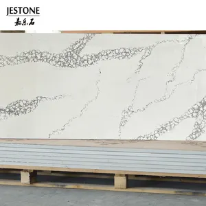 Panel de fondo de pared de mármol artificial de superficie sólida de acrílico puro JESTONE mármol artificial