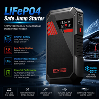 Peak 1000A LiFePO4 Paket Booster Baterai 12V Alat Darurat Starter Mobil Portabel 3-in-1 Multifungsi