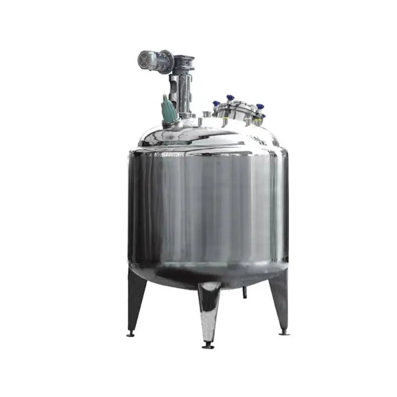 100 200 500 1000 gallon thép không gỉ khuấy trọng Mixer Tank điện sưởi ấm và làm mát chất lỏng trộn Tank