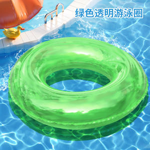 Logotipo Aceptable Decoración de la piscina Uso Anillo de natación de color fluorescente Círculo de natación de color neón - Product Image 6