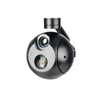 Kamera Gimbal Sensor Ganda EO IR 10X Zoom A10T Pro X, Kamera Termal Pelacak Objek AI untuk Inspeksi dan Pemetaan UAV Industri