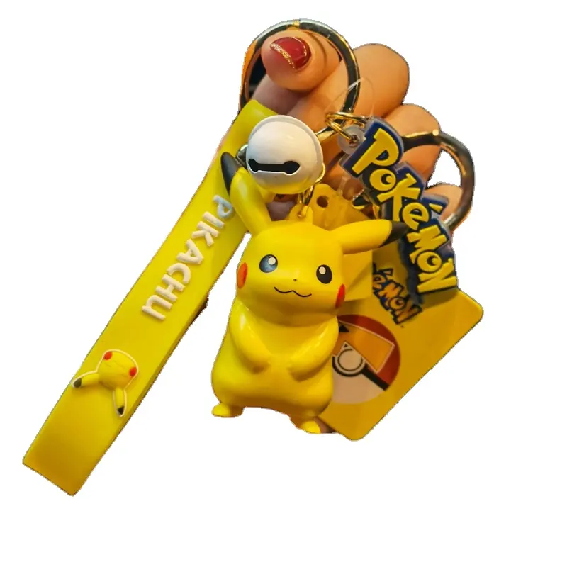 Pikachu key chain cute fashion cartoon doll car bag pendant