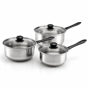 Juego de Utensilios de Cocina de Inducción de Acero Inoxidable 304 de 6 Piezas, 16 18 20, Quemador Universal, Kit de Cocina para el Hogar, Herramientas de Silicona y Vidrio, Venta al por Mayor - Product Image 6