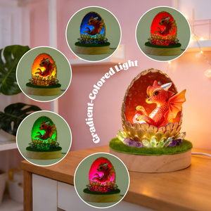 Nueva Llegada, Luz LED de Cristal con Interruptor USB, Diseño de Huevo de Dragón, Artesanía de Cristal de Alta Calidad para Decoración - Product Image 2