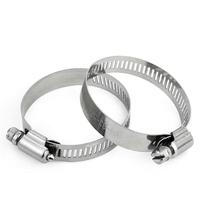 Collier de serrage américain en acier inoxydable à bande perforée, collier de serrage à couple élevé de style américain pour fixation de tuyaux