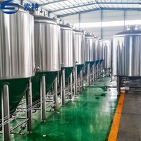 Cuve de Fermentation Conique Isolée en Acier Inoxydable Suote pour la Production de Bière, Vin, Cidre et Boissons