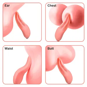 เครื่องสั่นแบบเลียนแบบการเลียลิ้น - เครื่องนวดกระตุ้นจุดซ่อนเร้นและร่างกายสำหรับผู้หญิง ปรับความเร็วได้หลายระดับ ผลิตจากซิลิโคน ของเล่นผู้ใหญ่เพื่อการผ่อนคลายทางอารมณ์ - Product Image 3