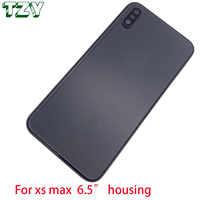 Coque arrière de batterie pour iPhone X XS XS Max XR, châssis intermédiaire complet personnalisé