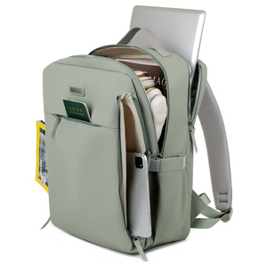 <span class=keywords><strong>Mochila</strong></span> para Portátil Personalizada, Duradera, Ligera, Desmontable, Impermeable, de Cuero PU, con Forro de Poliéster y Cierre de Cremallera, Unisex - Product Image 4