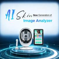 Analyseur de peau IA, scanner facial, 18 métriques de test, imagerie spectrale 8 bandes, appareil de diagnostic facial 3D pour salon de beauté et spa