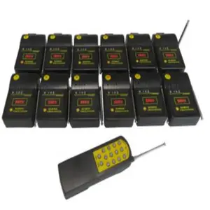 T - 12 channels Wireless Remote Control Fireworks Firing System with fire all sequential function