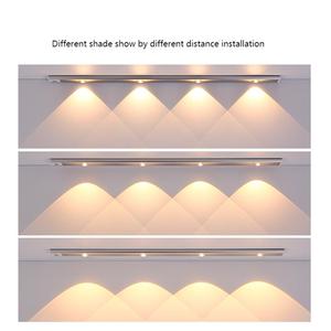 Ultra-thin Indoor Modern Bedroom Closet Cabinet <b>LED</b> Motion <b>Sensor</b> <b>Light</b> Aluminum Rechargeable Dimmable 3CCT - Product Image 1