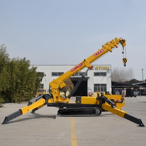 New 3 tấn 5 tấn 8 tấn 10 tấn cần cẩu xây dựng Mini <span class=keywords><strong>Crawler</strong></span> Spider <span class=keywords><strong>Crane</strong></span> với điều khiển từ xa - Product Image 3