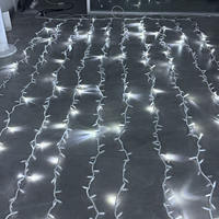 Guirlandes lumineuses LED de Noël, décoration festive, 3*3 mètres, pour jardin extérieur, pelouse