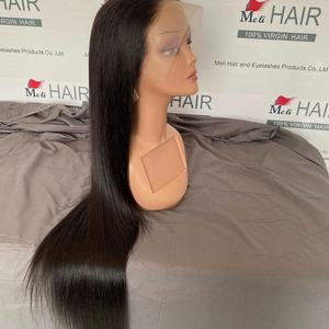 วิกผมแท้บราซิลแบบโปร่งใสขนาด 28 นิ้ว  แบบตรงและแบบลอนบอดี้เวฟ  วิกผมหน้าผากลูกไม้ HD สำหรับผู้หญิงผิวสี - Product Image 2