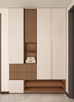 Étagère à chaussures en bois sur mesure, design moderne minimaliste, réglable, durable, écologique, organisateur de rangement, meubles de maison faciles