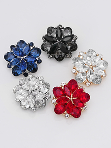 Cao Cấp Hoa Hình Thân Thiện Với Môi Kẽm Hợp Kim Mạ Kim Loại Shank Nút Hiện Đại Cao Cấp Phụ Kiện Trang Trí May Mặc - Product Image 5