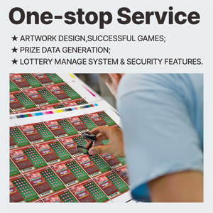 Boleto de Lotería Rasca y Gana de Alta Calidad, Impresión Digital con Datos Variables de Seguridad y Diseño Personalizado Gratuito - Product Image 4