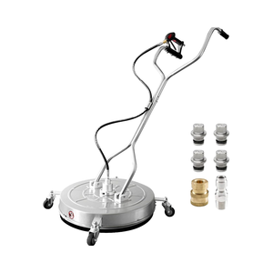 Mesin cuci tekanan pegangan ganda rumahan baja tahan karat 4 inti pipa pengganti 2 adaptor selang untuk pembersihan jalan masuk - Product Image 1