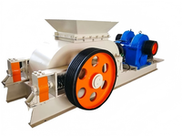 Concasseur à double rouleau pour argile et sols, machine efficace de fabrication de sable, poids de 9000 kg, facile à utiliser