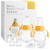 Vente en gros de tétine NCVI pour nouveau nourrisson aux fruits frais ensemble d'alimentation de qualité alimentaire pour bébé Nutrilon mangeoire sucette