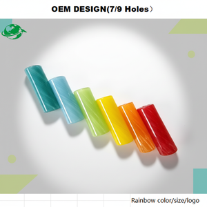 Puntas de Filtro de Vidrio Azul de 10 mm, 2 Agujeros, 10 mm x 30 mm, 9 x 35 mm, 11 x 25 mm, 12 x 30 mm - Product Image 1